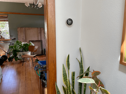 Nest thermostat installed in our place in Melbourne