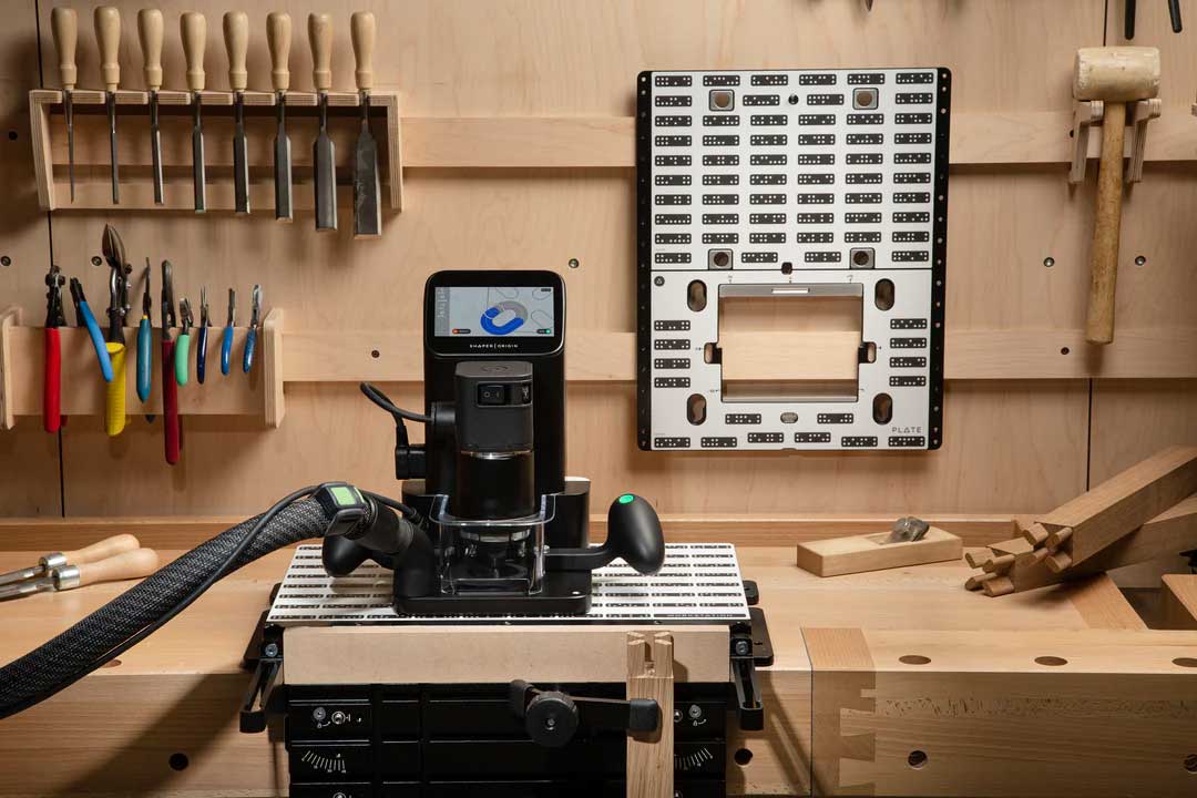Shaper Origin handheld CNC router available for hire in Melbourne